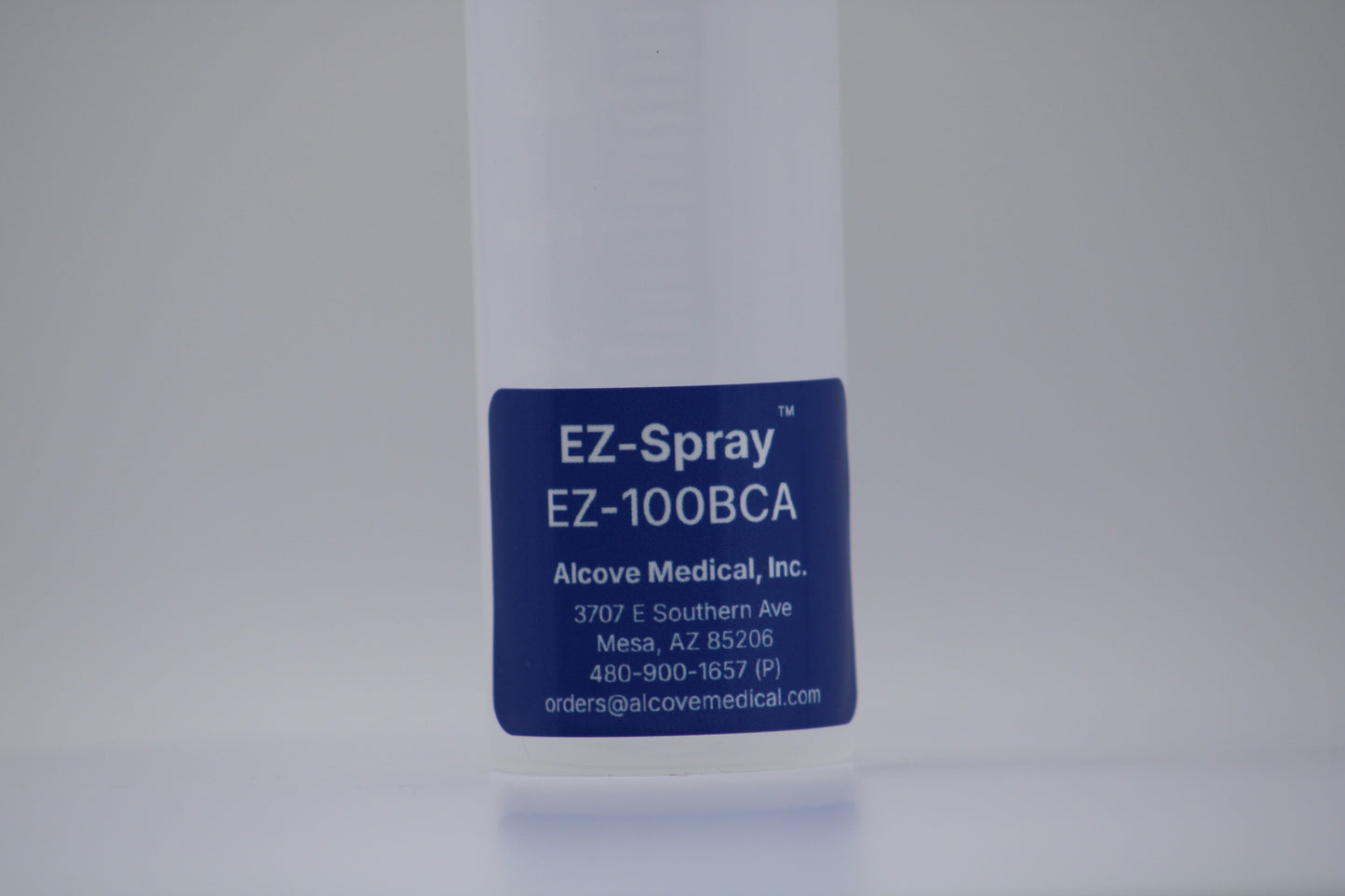 EZ-BCA EZ-Spray proprietary bottle detail