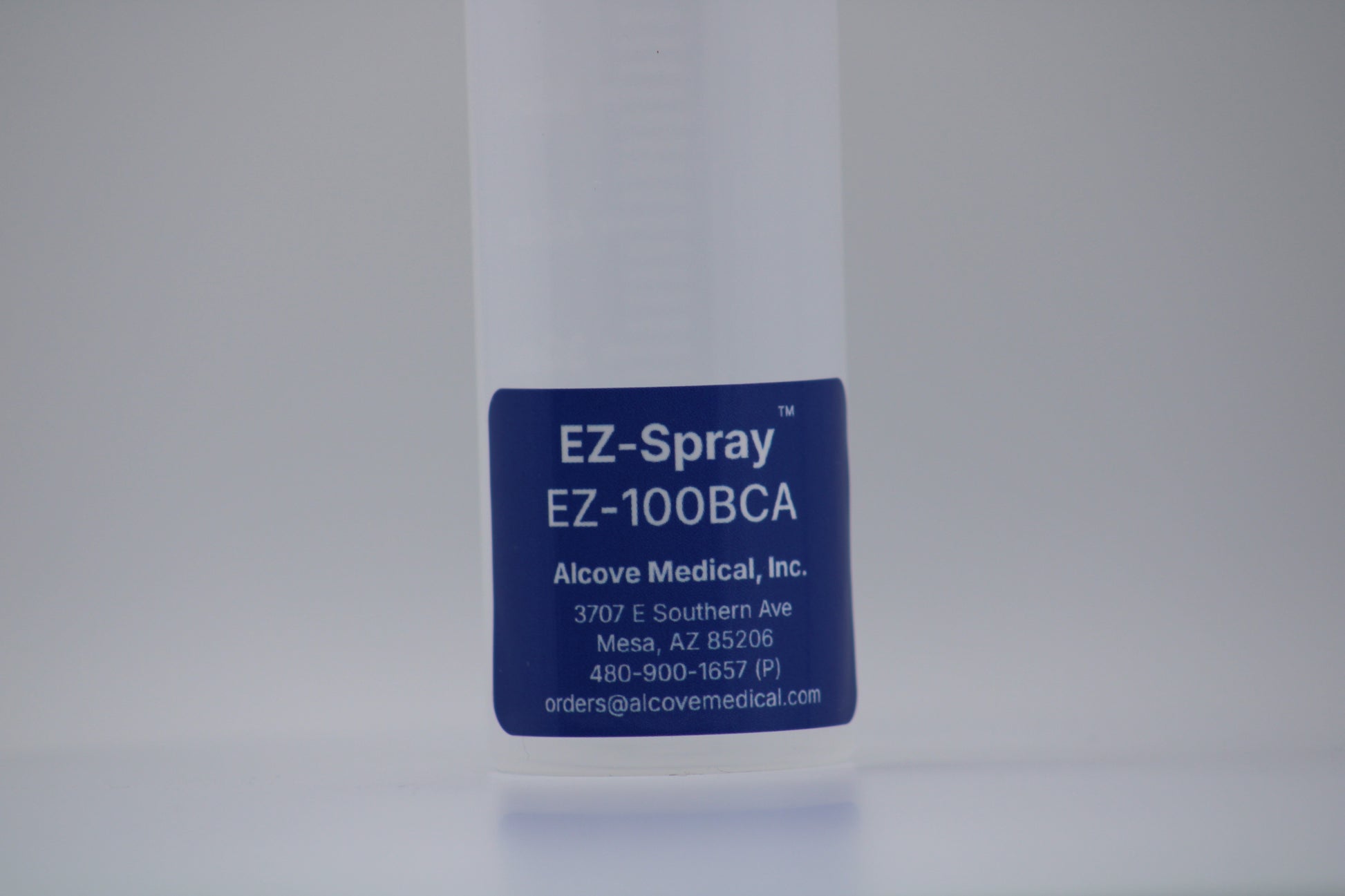 EZ-BCA EZ-Spray proprietary bottle detail
