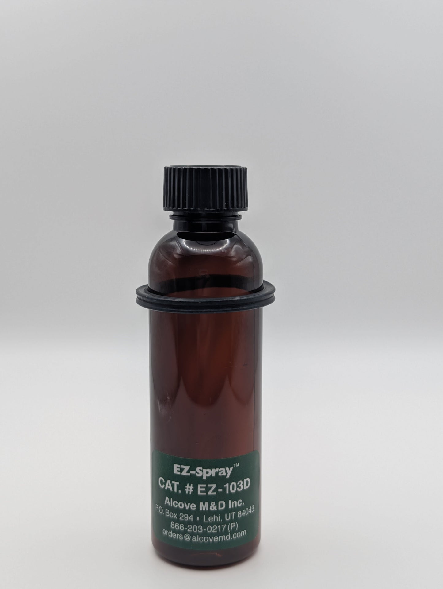EZ-103D EZ-Spray™ Amber Bottle With Bleeder Valve – product photo 4