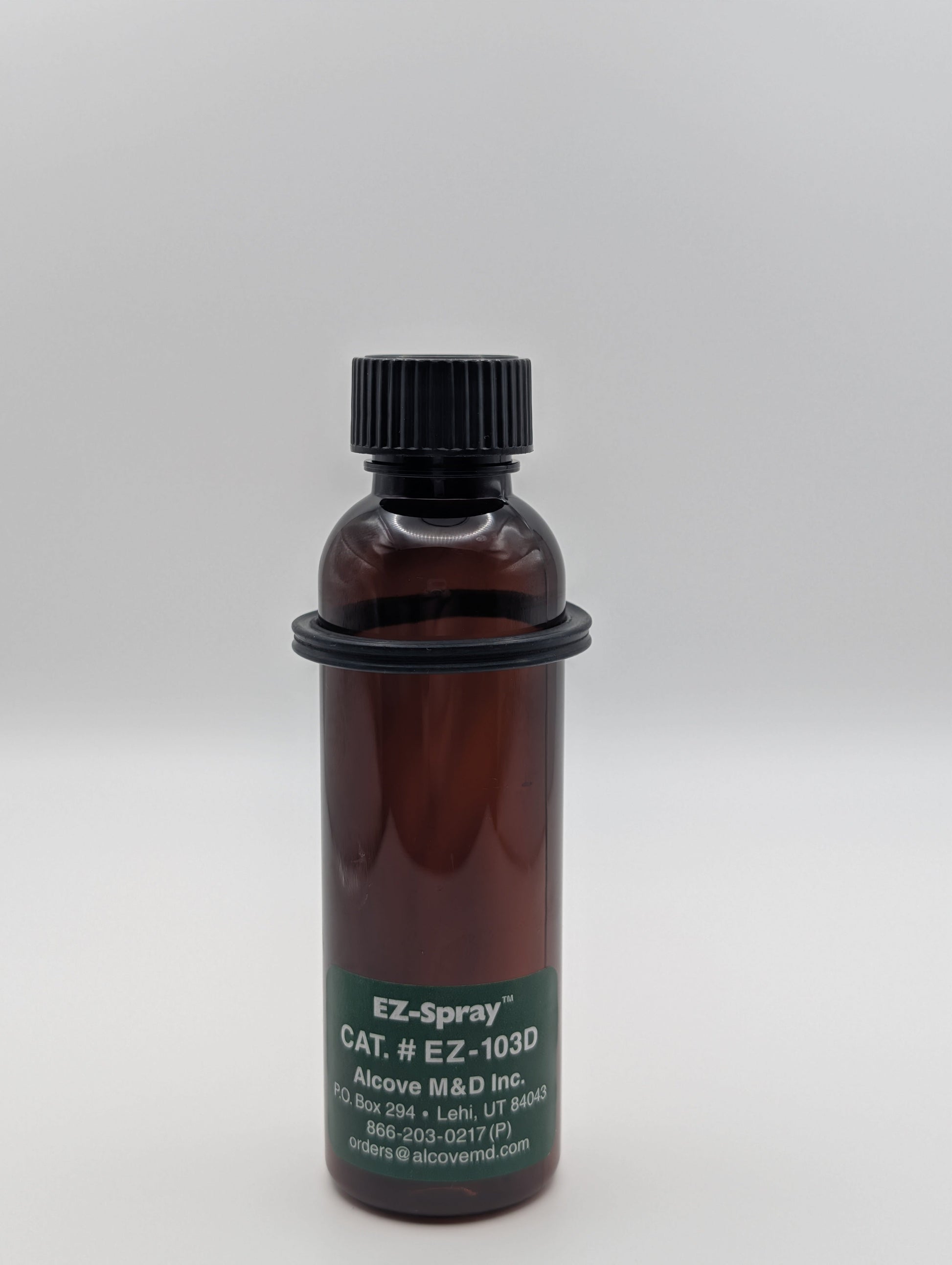 EZ-103D EZ-Spray™ Amber Bottle With Bleeder Valve – product photo 4
